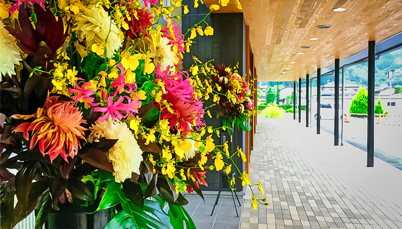 花束：開店・開業・お祝い